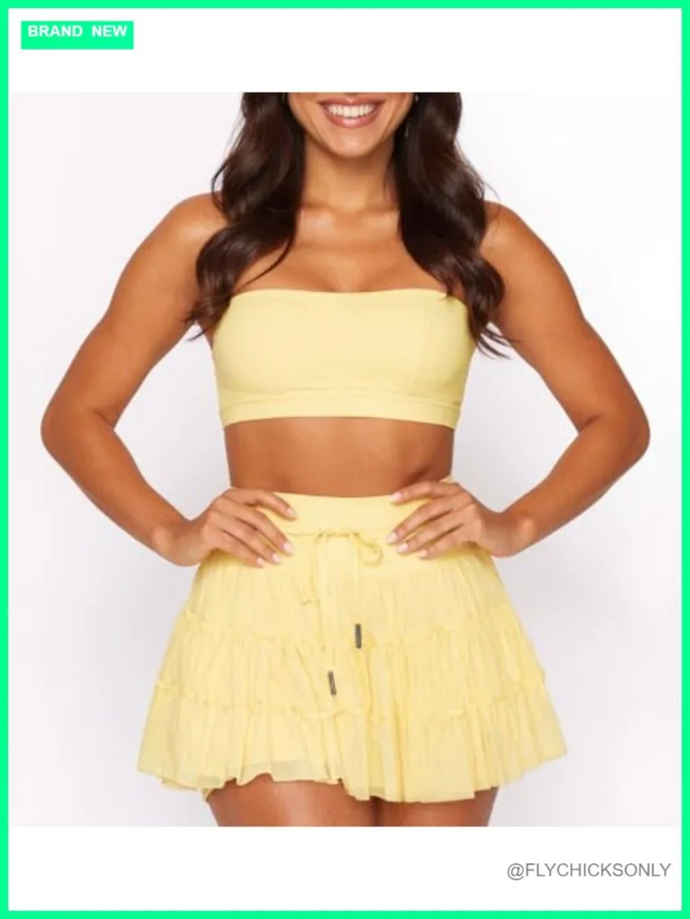 Women Athletic Tennis Mini Skorts with Pockets Flowy Ruffle Tiered Short Skirt